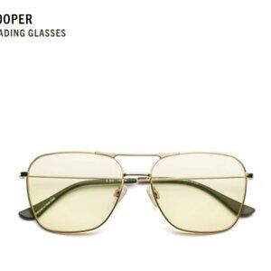 Caddis Hooper gold reading glasses 1.25 readers